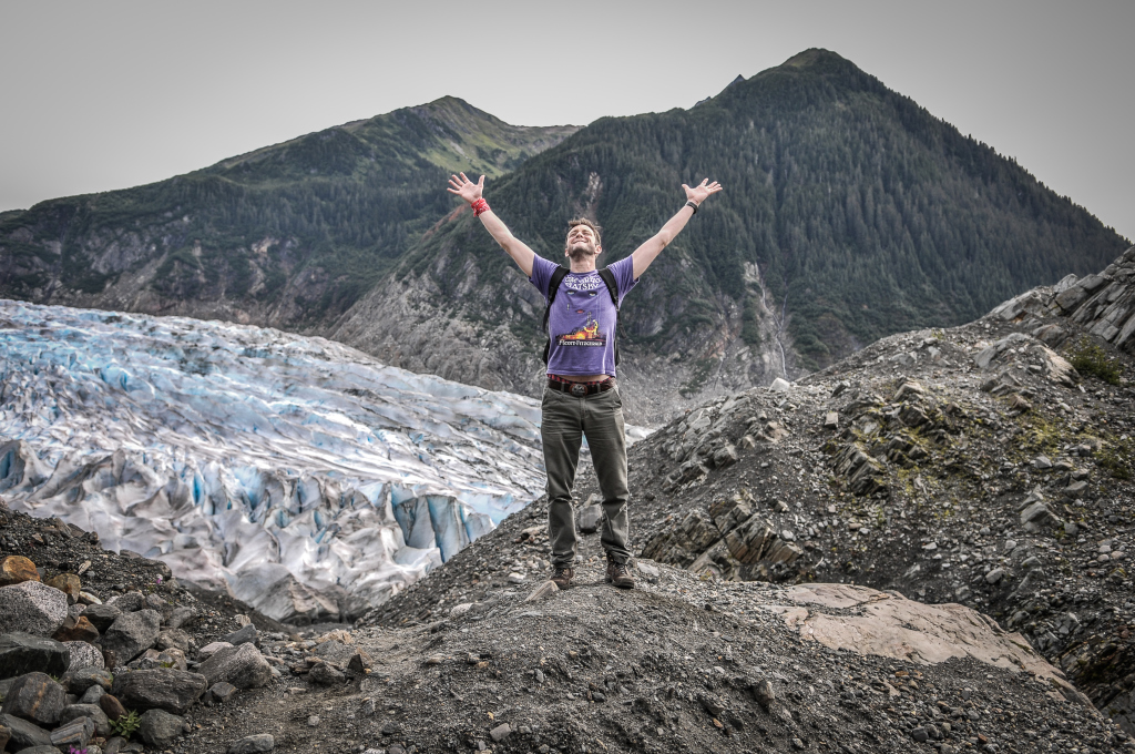 Man Celebrating Freedome In Nature With Glacier 11 1024x680