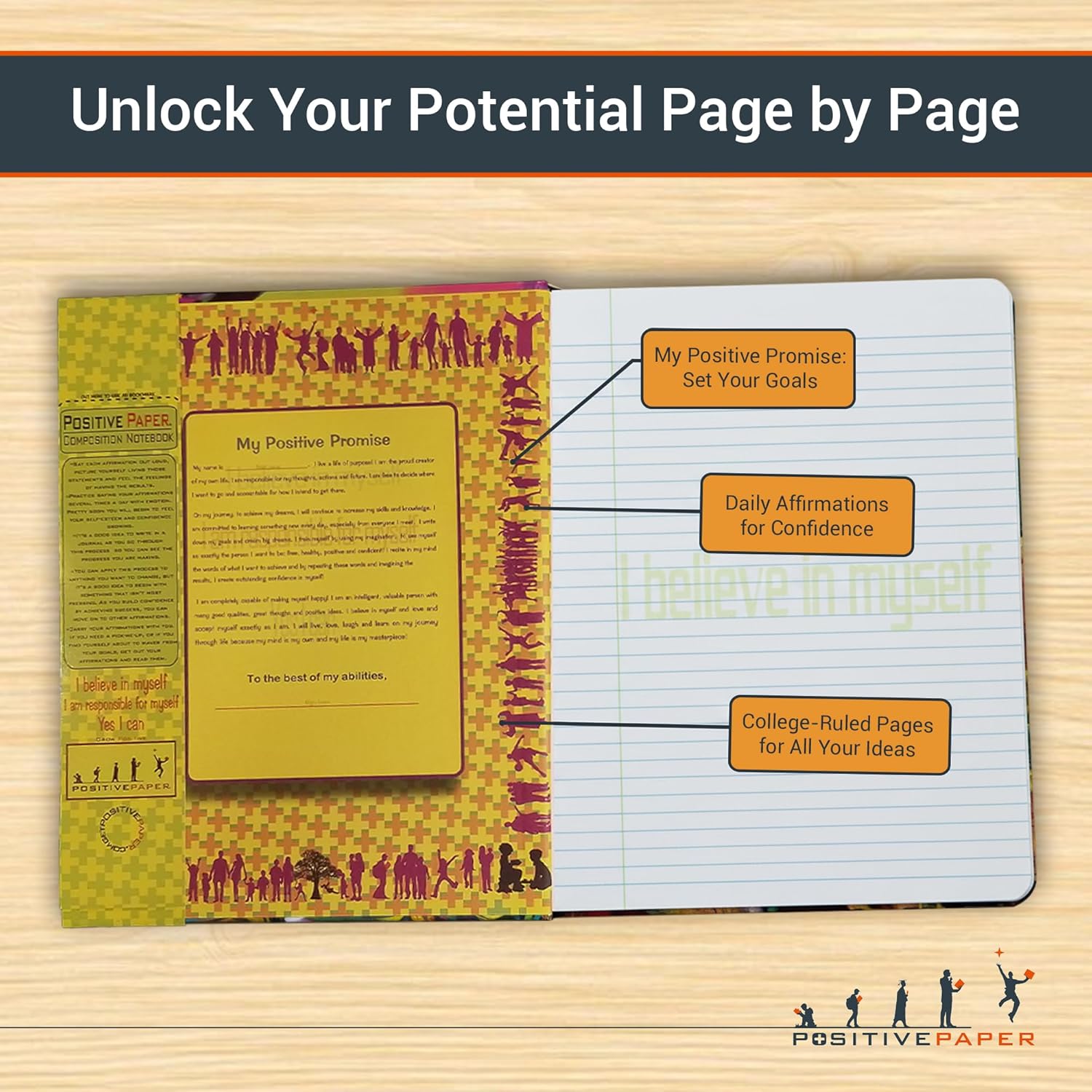 positive paper composition notebook positive paper composition notebook